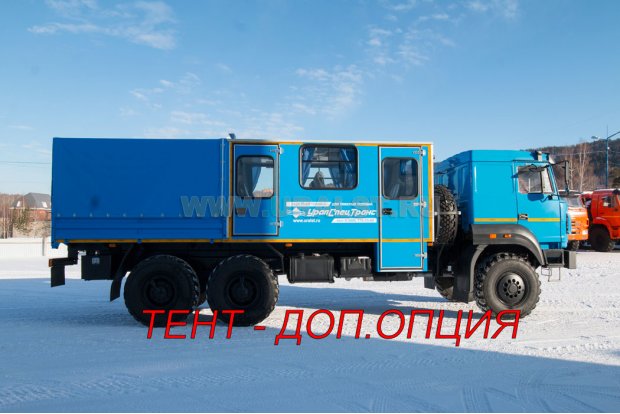 Грузопассажирский автомобиль Урал 4320-80М с тентом